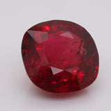 RED PINK SQUARE CUSHION SHAPE RUBELLITE 18.03 CTS (RL047)