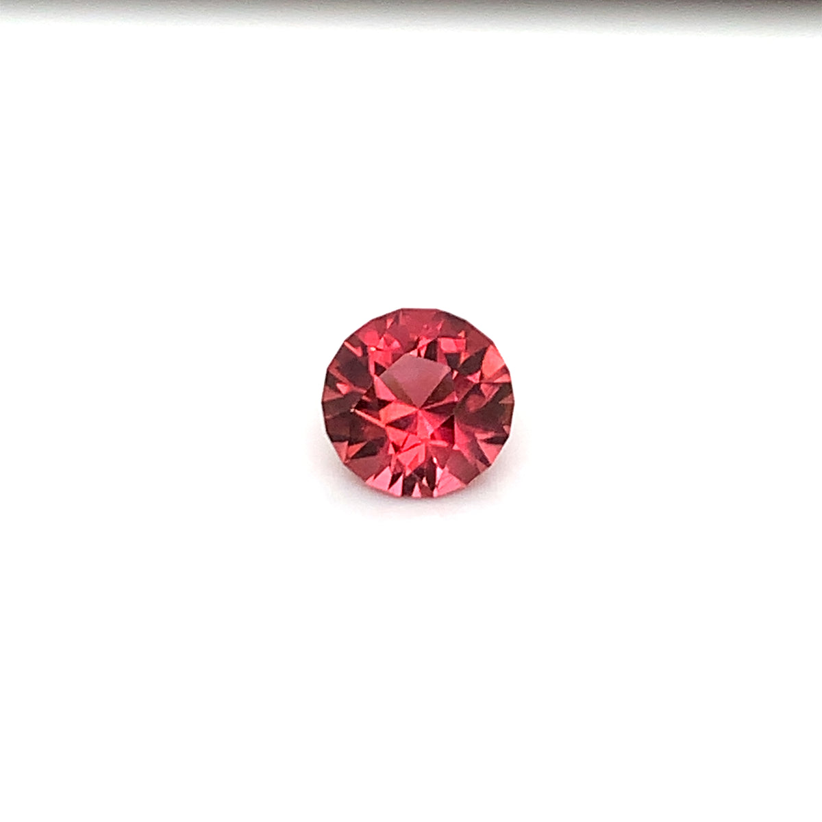 7.60 CARAT ROUND BRILLIANT CUT REDISH PINK TOURMALINE  (TR137)