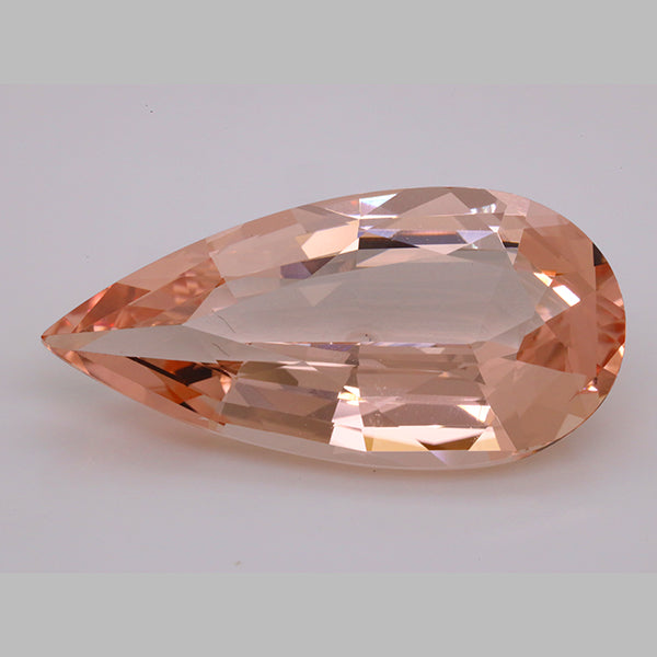 24.30 Carats Pear Shape  Blossom Pink Morganite (MO149)