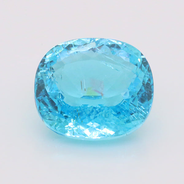 5.73 CARAT CUSHION SHAPE ARCTIC BLUE PARAIBA (PR049)