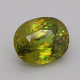 11.54 Carats Sparking Green Sphene (SP002)