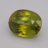 11.54 Carats Sparking Green Sphene (SP002)