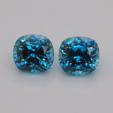 8.57 Carat Blue Zircon Pair (ZN014)