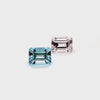 24.97 Carat Aquamarine & Morganite  Reverse Pair Perfect For Jewelry (MX004)