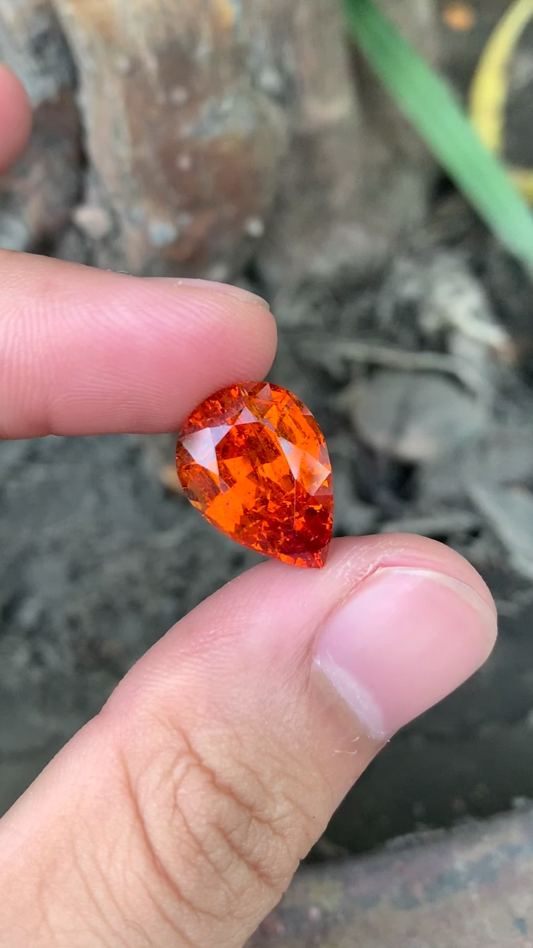 15.07 Carat Top Spessertite Garnet  (SG055)