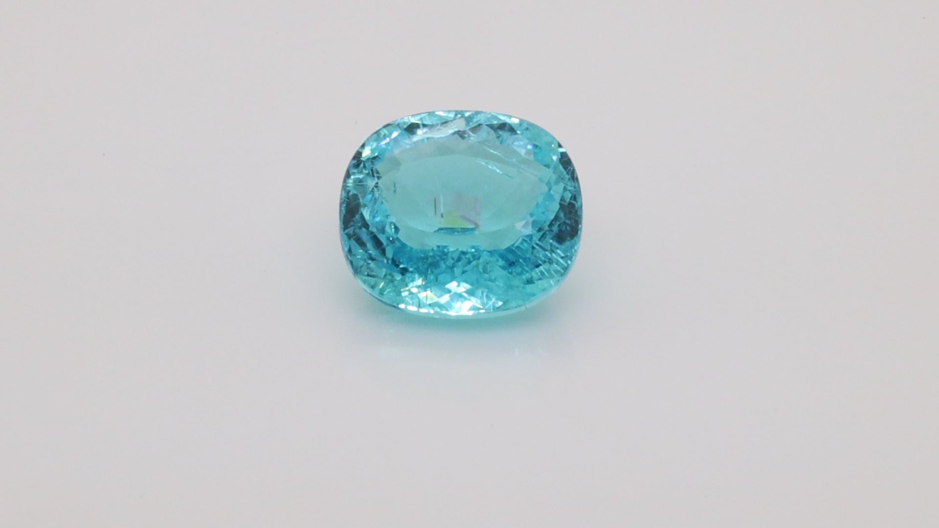 5.73 CARAT CUSHION SHAPE ARCTIC BLUE PARAIBA (PR049)