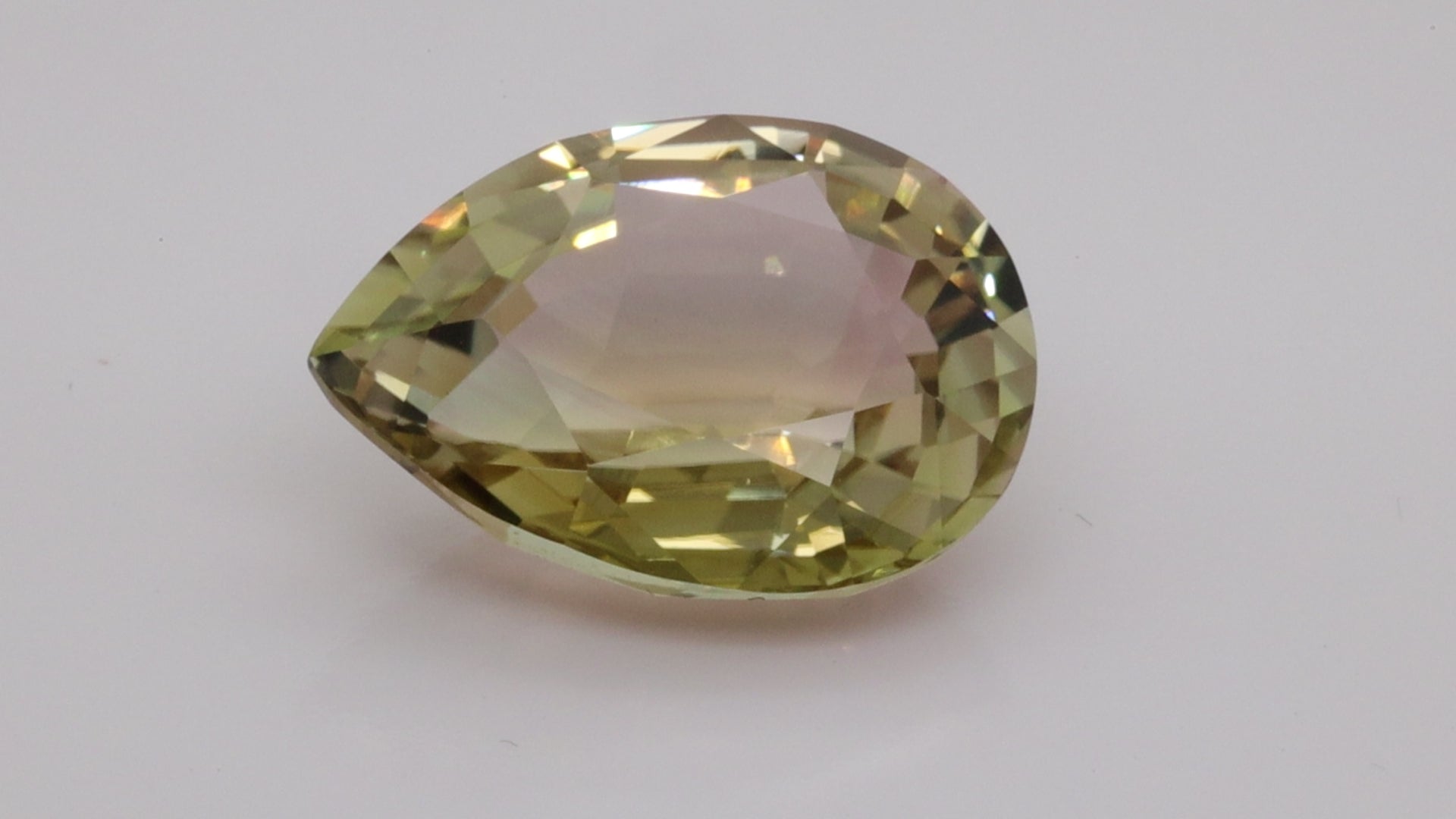 15.18 Carat Greenish Yellow Tourmaline (TR069)