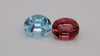 8.39 Carat Tourmaline And Aquamarine Reverse Pair  (MX049)