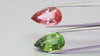 12.78 Carats Pink & Green Tourmaline Reverse Pair (TR269)