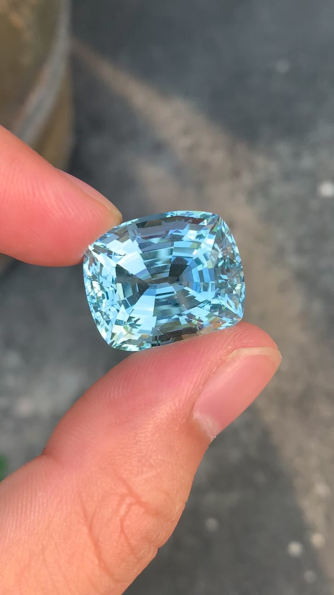 38.82 Carat Medium Blue Color Aquamarine (AQ893)