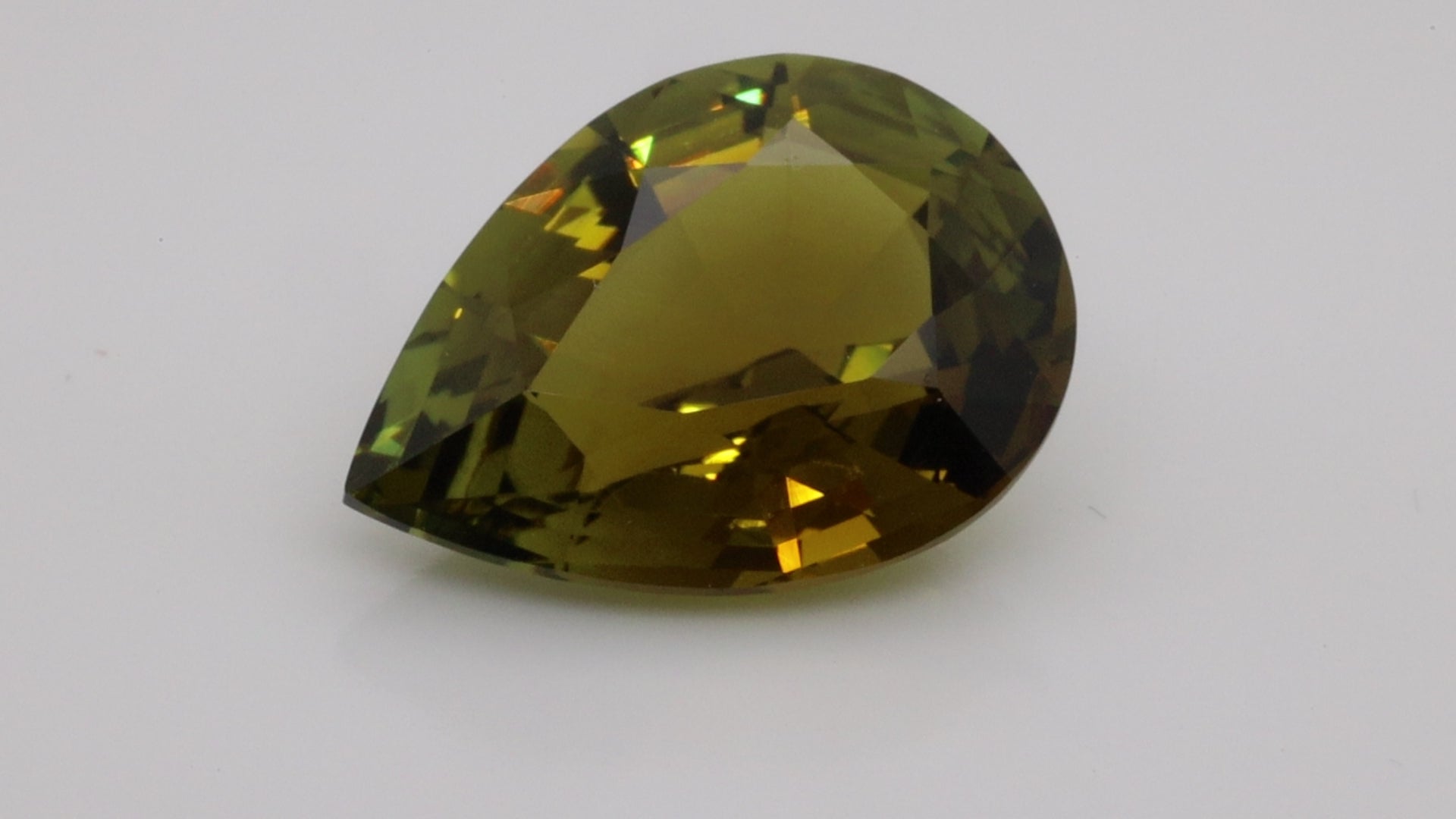 14.87 Carat Apple Green Color Tourmaline  (TR128)