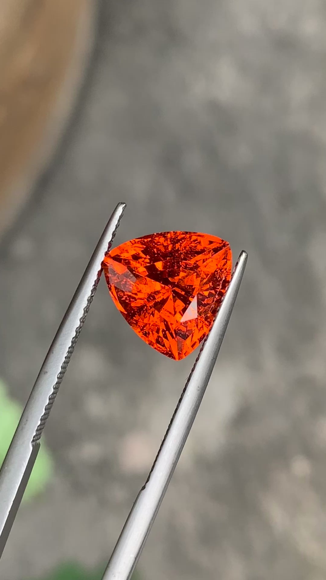 5.45 CARAT TRILLION CUT  SPESSARTITE GARNET (SG095)