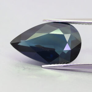 8.56 Carats Pear Shape Blue Sapphire (SA009)