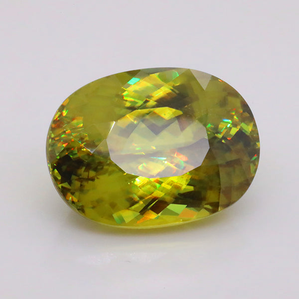 20.98 Carats Sparking Green Sphene (SP005)