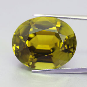 33.57 Carat Top Moss Green  Color Tourmaline Perfect For Jewelry (TR127)