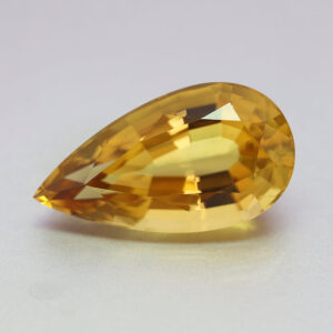 19.93 Carats Pear Shape Yellow Beryl/Heliodor(YB009)